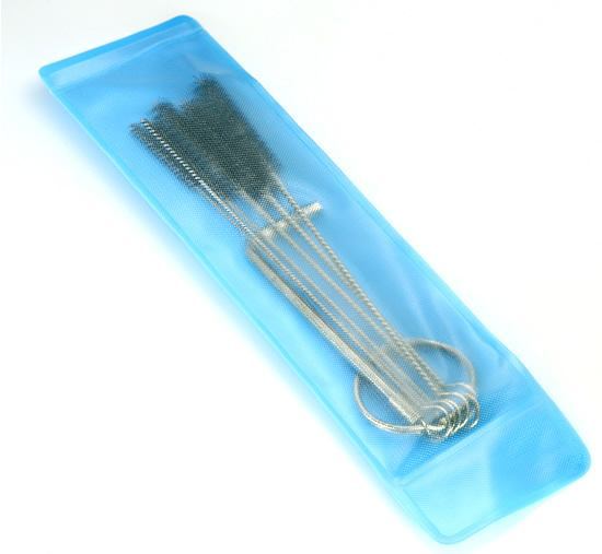 Tattoo Tube Tip Cleaning Brushes in Pouch