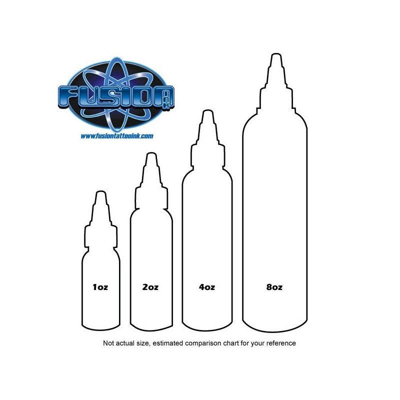 Opaque Gray Medium — Fusion Tattoo Ink — Pick Size (Size chart)