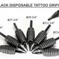 Classic Tube & Grip Sets  — 3/4" Black Disposable Grip — Box of 25