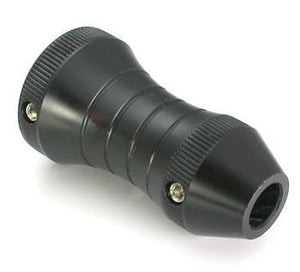 Lightweight Autoclavable Ballistic Plastic 1" Black Tattoo Grip - Type 4 - Painful Pleasures