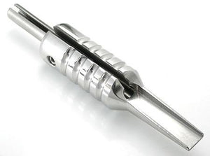 21 Magnum Stainless Steel Tattoo Grip 3/4" Thick - Entire Set up - Painful Pleasures