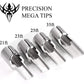 Precision Mega Flat Tattoo Tip with Grip