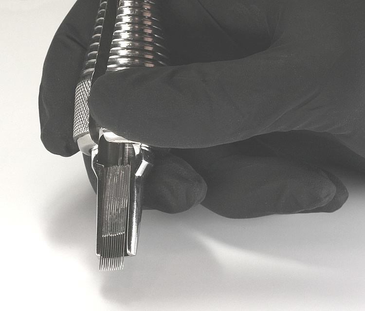 Precision Mega Flat Tattoo Tip - Up Close
