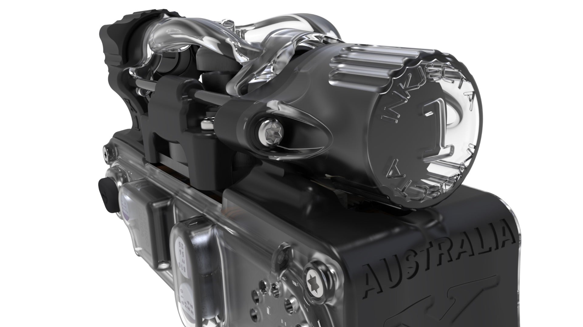 InkJecta Flite X1 Wireless Tattoo Machine — Glass