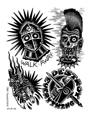 Tattoo Punks Volume 2 — Softcover Book — Punk Tattoos Sample