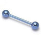 18g Titanium Industrial Barbell- Externally Threaded- 18 Color Choices