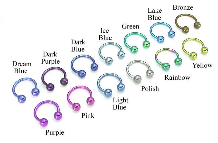 14g Titanium Circular Barbell - Body Jewelry