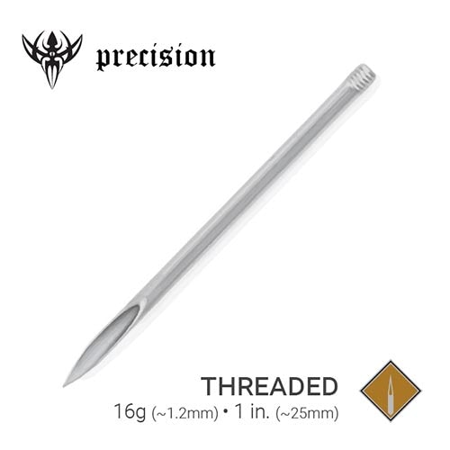 16g Threaded Piercing Needle