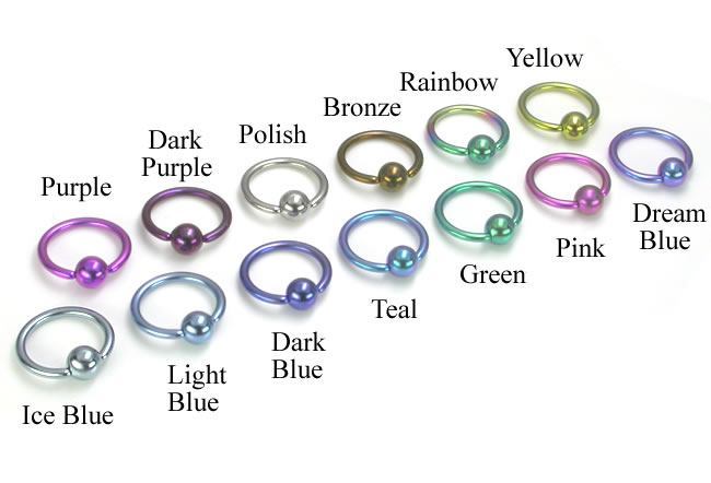 Titanium Color Chart