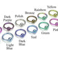 14g Titanium Captive Bead Ring with Titanium Ball - 18 Color Choices - OLD