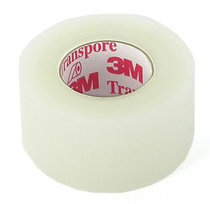 1"-Wide Roll of 3M Transpore Plastic Surgical Tape - Price Per Roll - Painful Pleasures