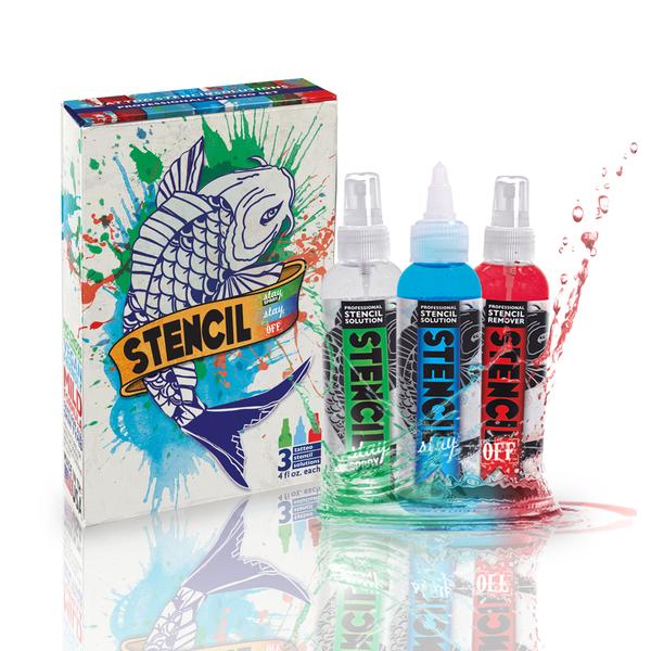 Stencil Stay Thermal Transfer Solution — 4oz — 3-Bottle Complete Set
