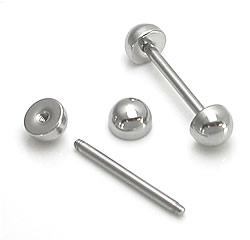 14g Half ball Straight Barbell- ball removed