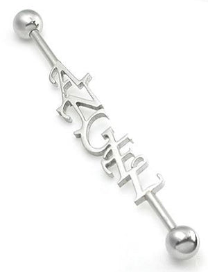 14g 1.75" Angel Industrial Barbell - Painful Pleasures