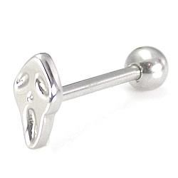 14g 5/8” Steel Casted Scream Straight Barbell