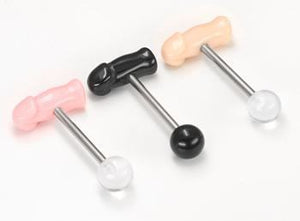 14g 5/8" Penis Straight Barbell - Painful Pleasures
