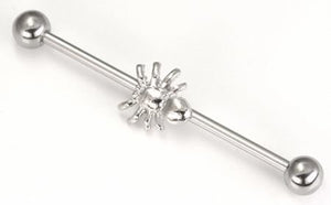 14g 1.5" Spider Industrial Barbell - Painful Pleasures