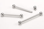 Tilum 16g Internally Threaded Titanium Straight Barbell - Price Per 1 - Painful Pleasures