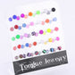 14g 5/8" Acrylic Ball Straight Barbells plus Display Stand - Painful Pleasures