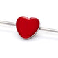 16g 1 3/8” Heart Industrial Barbell- Front View
