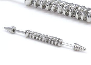 16g 1 3/8" Drill Bit Industrial Barbell - Painful Pleasures