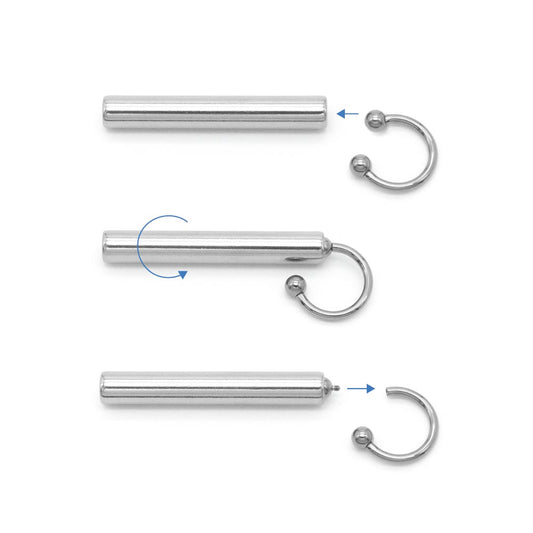  Bewudy 2Pcs Piercing Ball Grabber Tool, Stainless