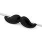 14g 1.5” Mustache Industrial Barbell- Front View