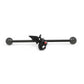 14g 1-1/2” PVD Black Jewel Dragon Industrial Barbell