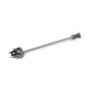 14g 1-1/2" Poseidon's Trident Industrial Barbell - Painful Pleasures