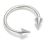 16g Spike Cone Circular Steel Barbell - Painful Pleasures