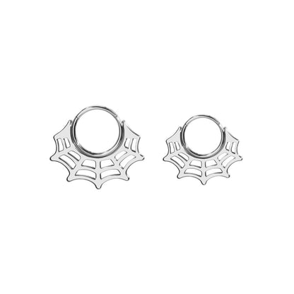 16g Spiderweb Titanium Clicker — Price Per 1 - Painful Pleasures