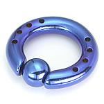 6g Industrial Captive bead ring with Drilled Holes.