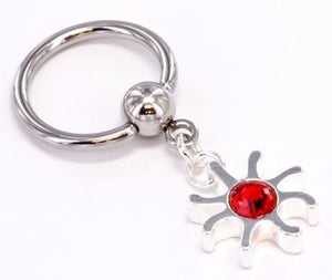 14g Solar Flare Captive Ring - Painful Pleasures