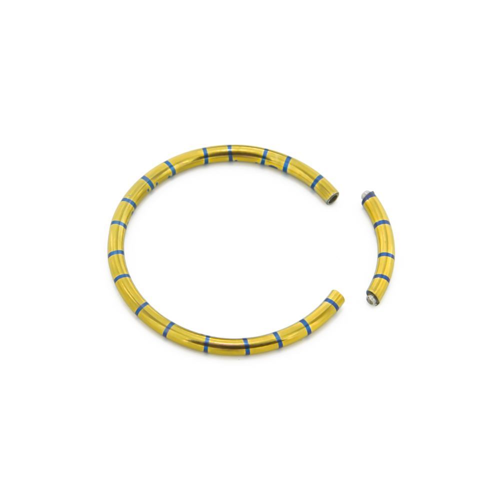 Candy Stripe Segment Ring 3/4" Diameter
