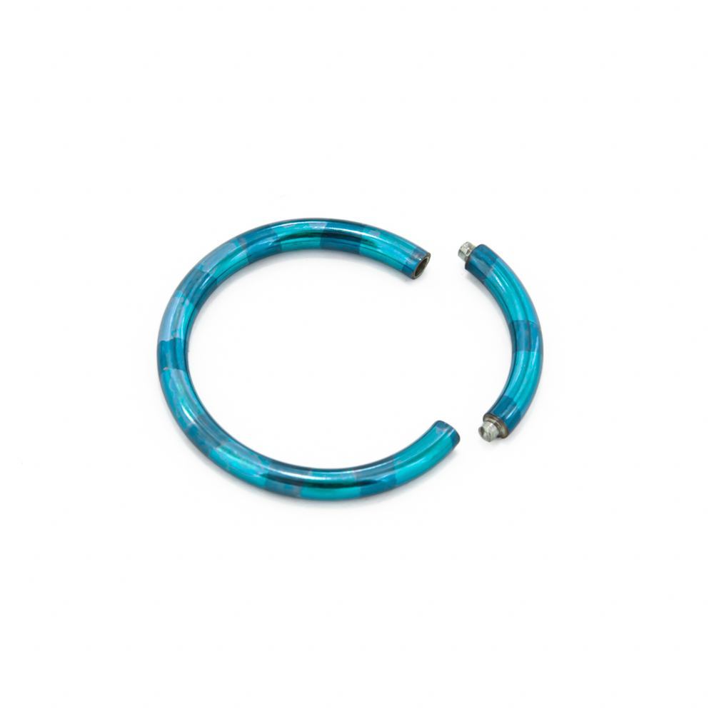 Candy Stripe Segment Ring 1/2" Diameter