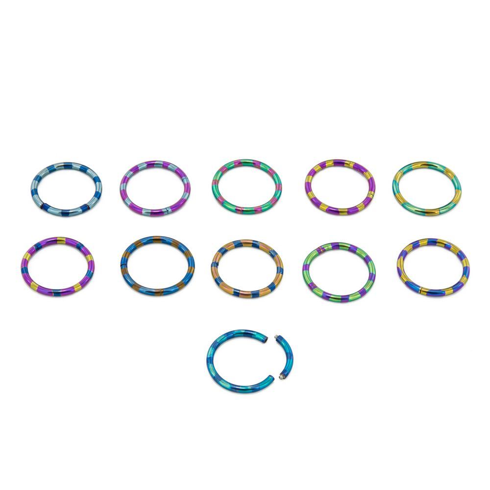 Candy Stripe Segment Ring Chart
