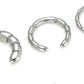 10g or 6g Stainless Steel Skeleton Tribal Pincher - Size Chart