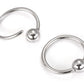 16g Fixed Bead Stainless Steel Ring - Annealed