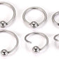 16g Fixed Bead Stainless Steel Ring - Annealed Chart