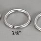 16g Seamless Annealed Stainless Steel Ring- Size Options
