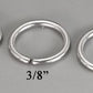 14g Seamless Annealed Stainless Steel Ring- Size Options