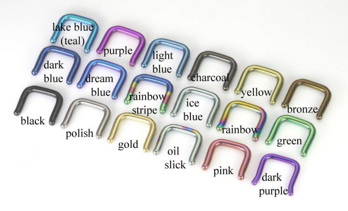 Tilum 10g Titanium Septum Retainer - Price Per 1