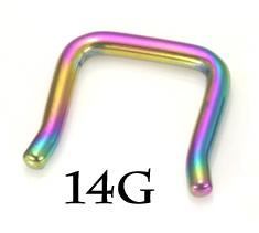 Tilum 14g Titanium Septum Retainer - Painful Pleasures