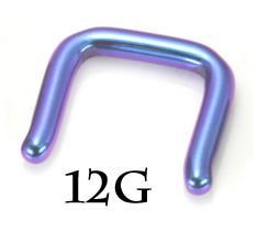 Tilum 12g Titanium Septum Retainer - Painful Pleasures