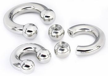 00g Internal Steel Circular Barbell — Price Per 1