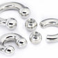 00g Stainless Steel Circular Barbell - Internally Threaded