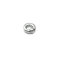 0g Snap Fit Steel Captive Bead Ring — Price Per 1