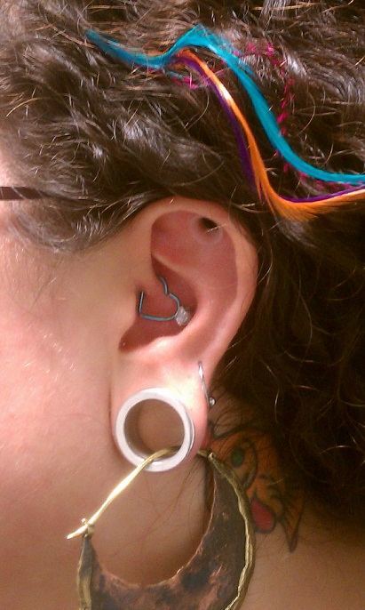 16g Niobium Unbreakable Heart - In Daith