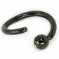 16g Blackout Annealed Fixed Bead Ring