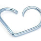 16g Niobium Unbreakable Heart- 5 Sizes- Open